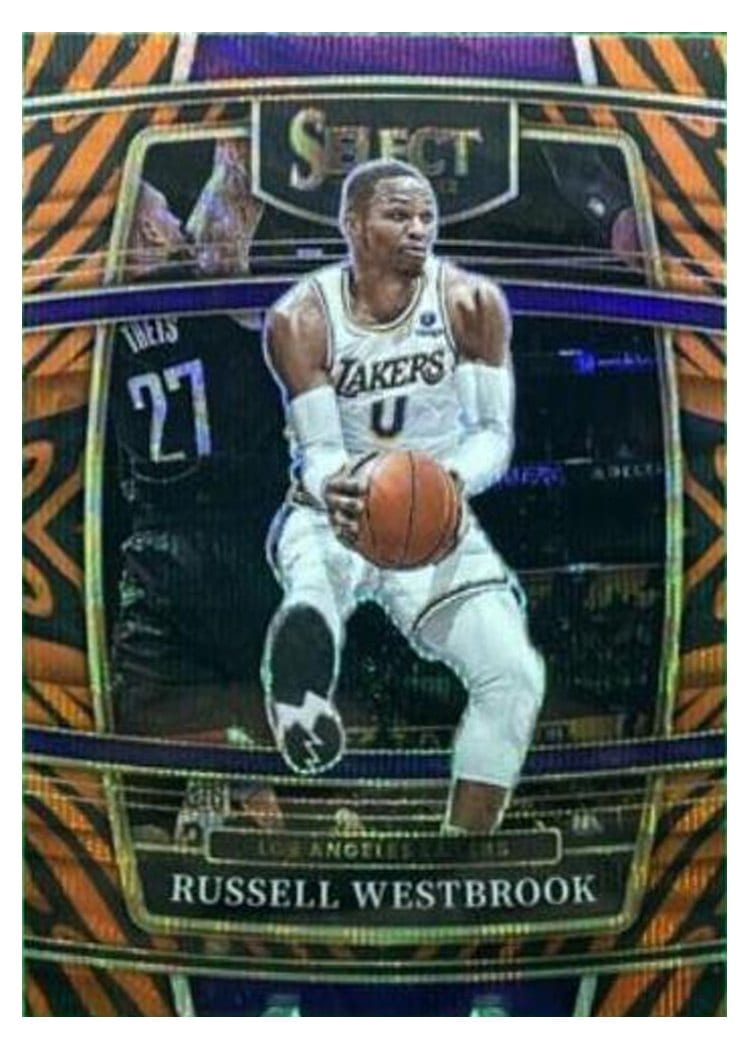 2021-22 Panini Select Base Set Russell Westbrook #54 card