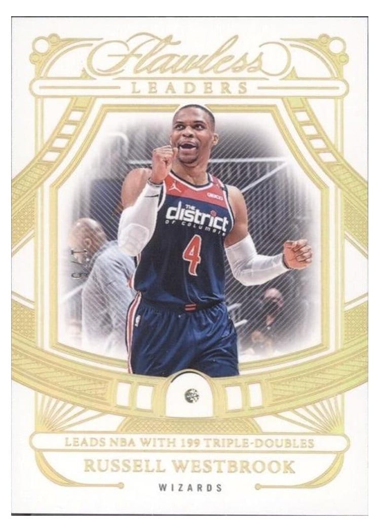 2023-24 Panini Flawless Flawless Leaders Russell Westbrook #153 card