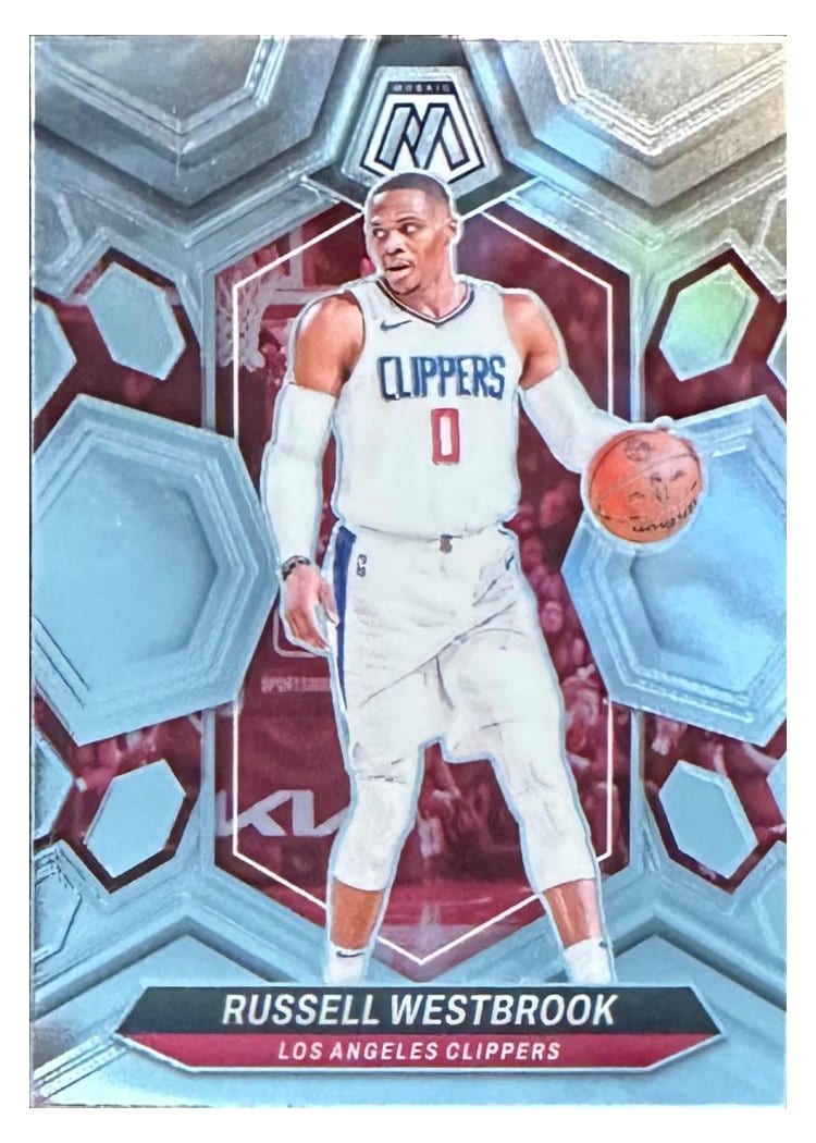2023-24 Panini Mosaic Base Set Russell Westbrook #19 card