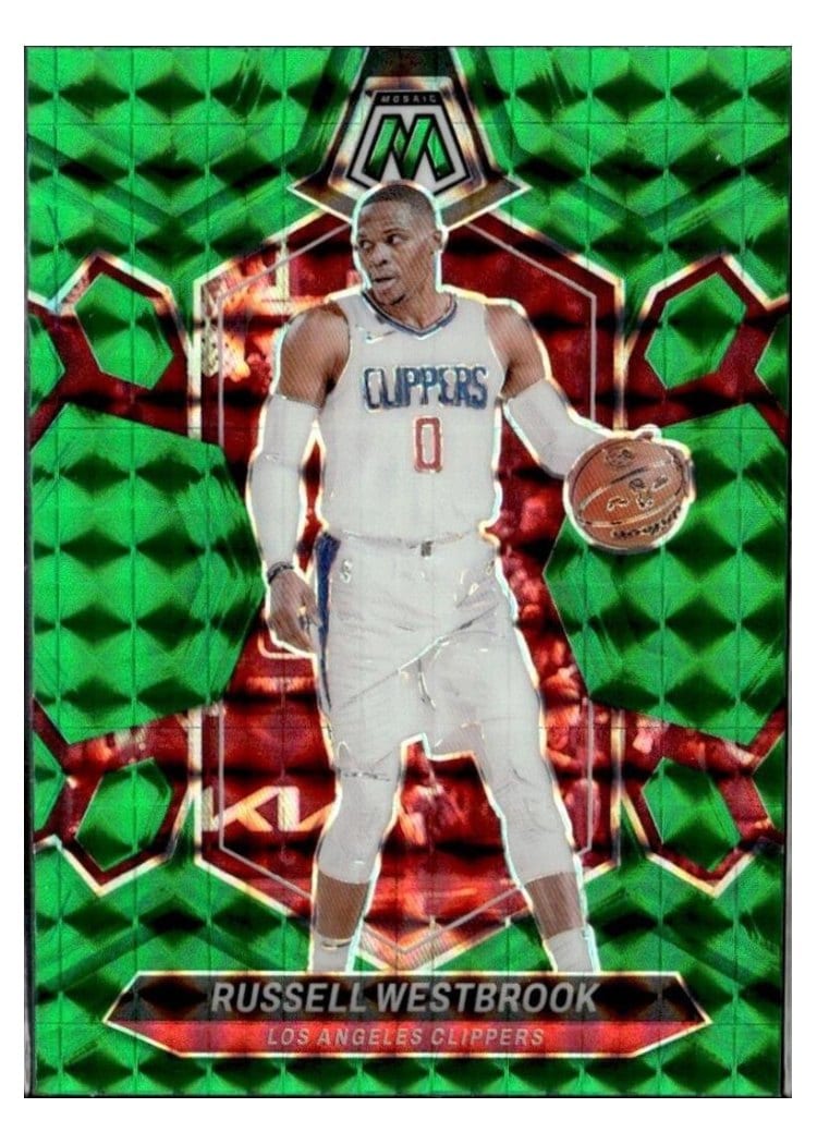 2023-24 Panini Mosaic Base Set Russell Westbrook #19 card