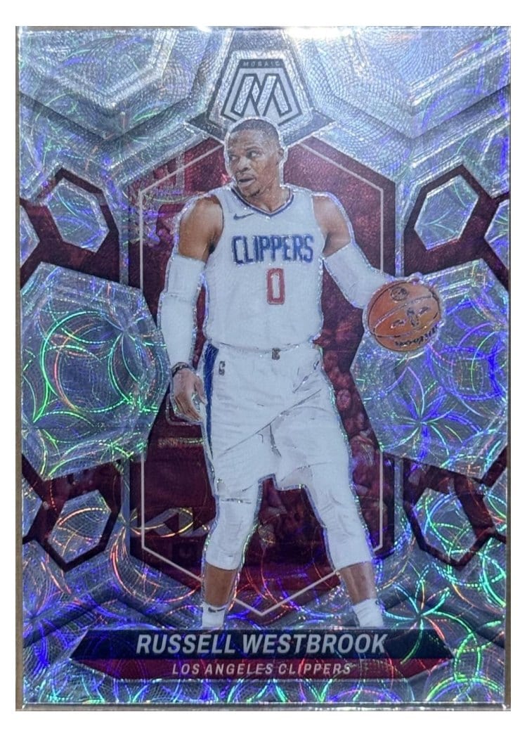 2023-24 Panini Mosaic Base Set Russell Westbrook #19 card