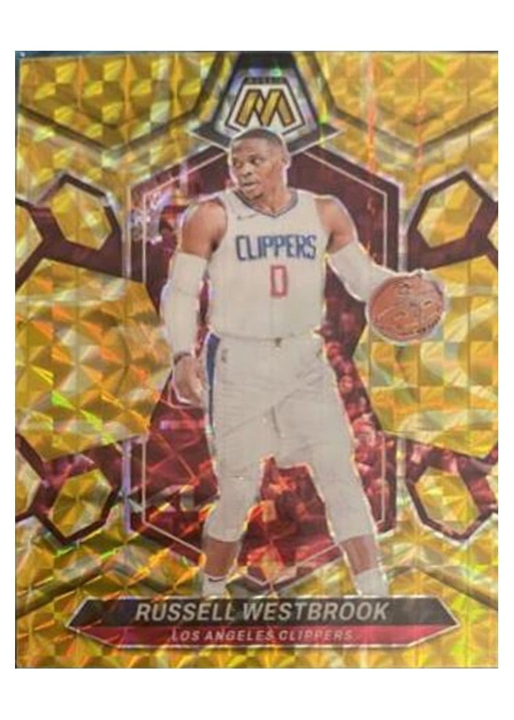 2023-24 Panini Mosaic Base Set Russell Westbrook #19 card