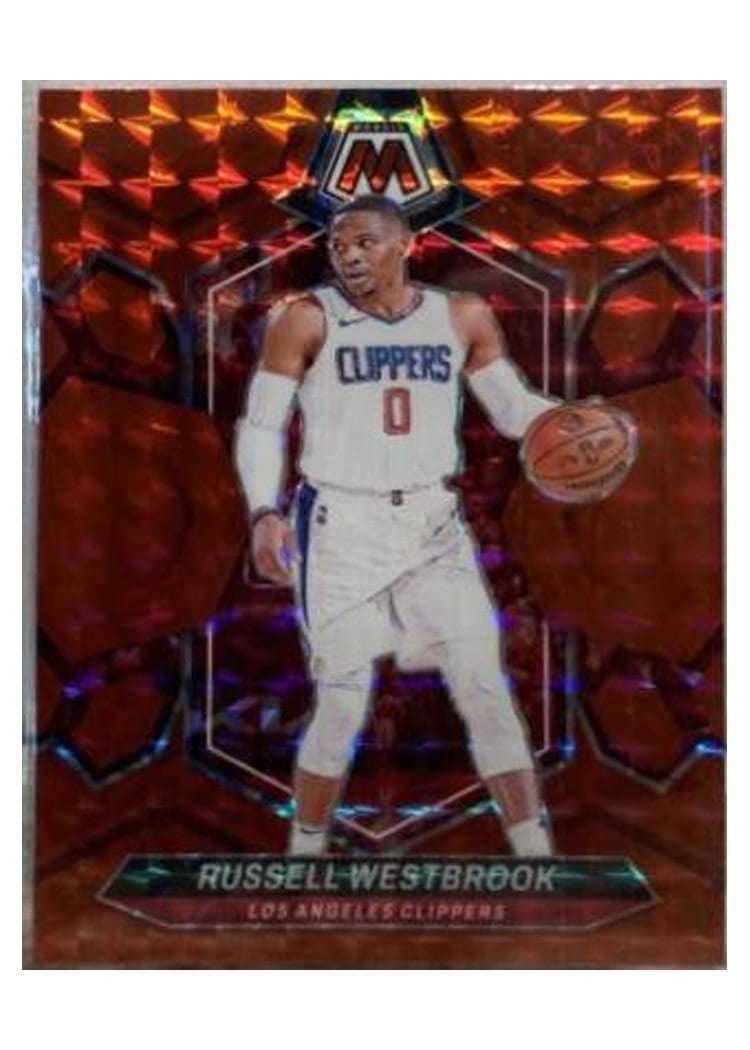 2023-24 Panini Mosaic Base Set Russell Westbrook #19 card