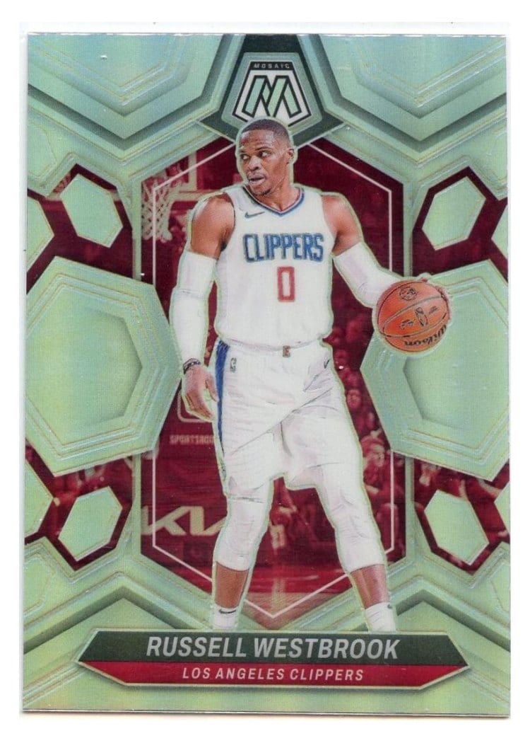 2023-24 Panini Mosaic Base Set Russell Westbrook #19 card
