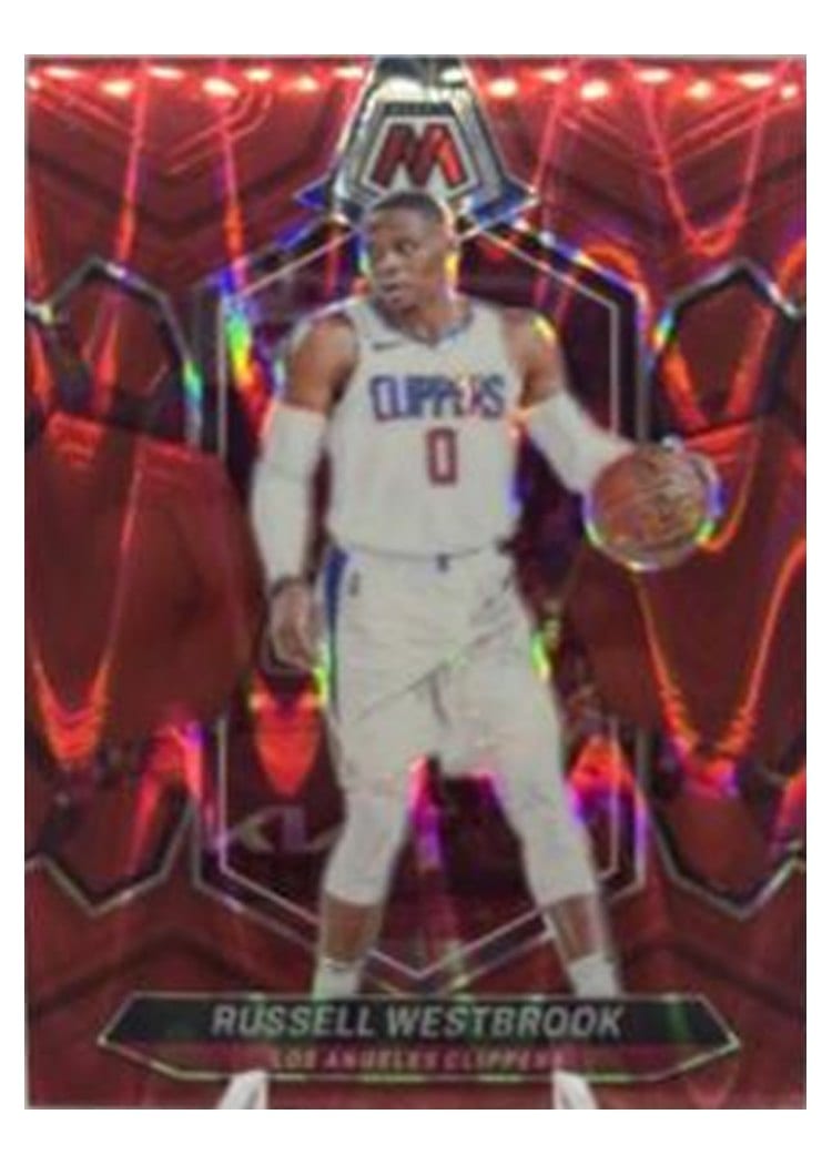 2023-24 Panini Mosaic Base Set Russell Westbrook #19 card