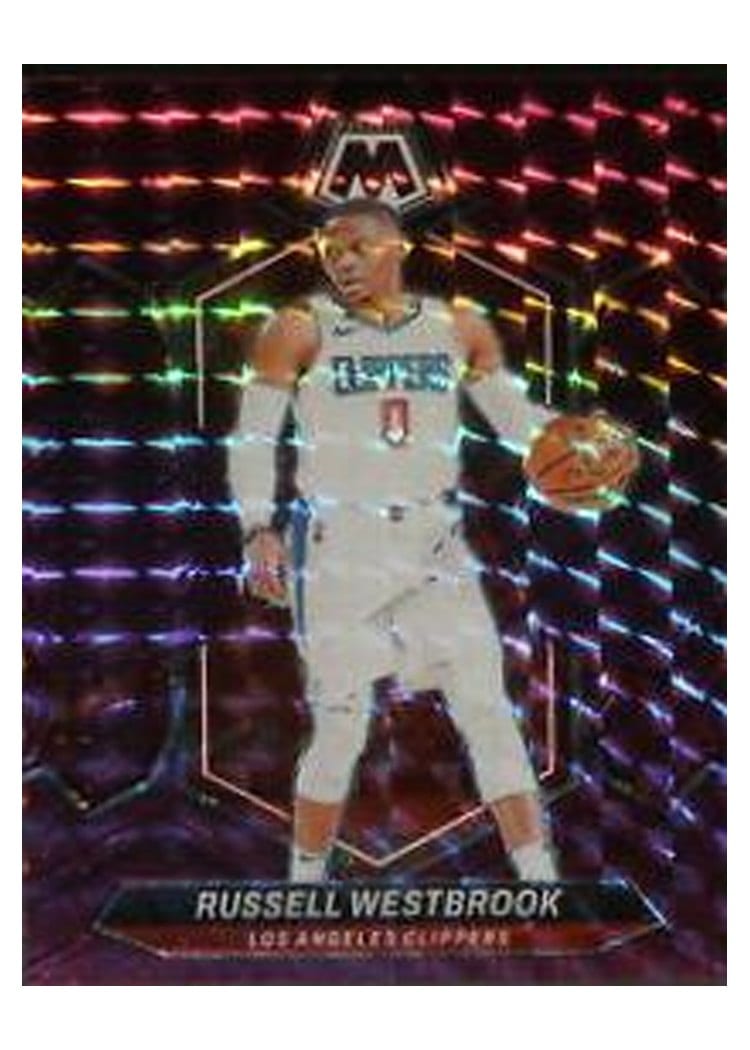 2023-24 Panini Mosaic Base Set Russell Westbrook #19 card