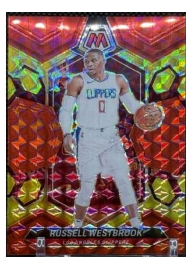 2023-24 Panini Mosaic Base Set Russell Westbrook #19 card