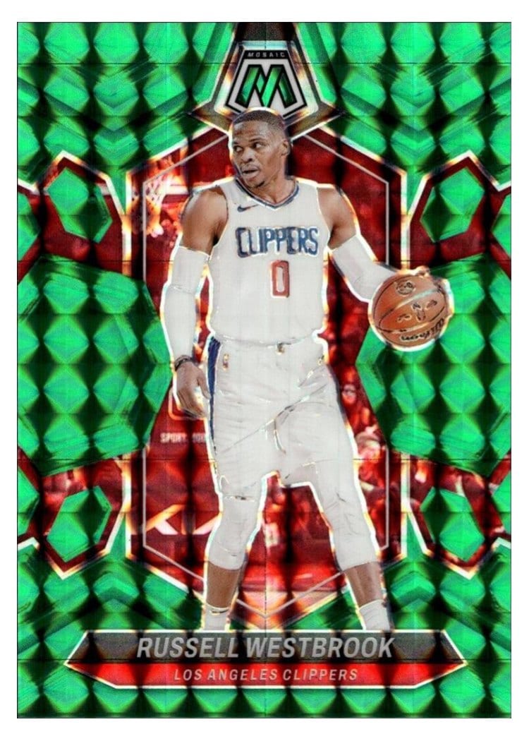 2023-24 Panini Mosaic Base Set Russell Westbrook #19 card