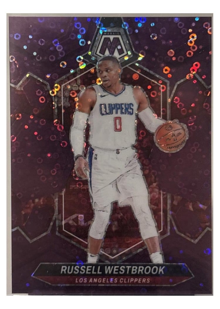 2023-24 Panini Mosaic Base Set Russell Westbrook #19 card