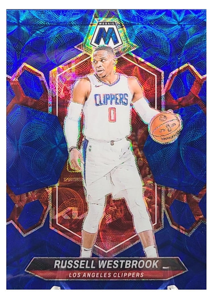 2023-24 Panini Mosaic Base Set Russell Westbrook #19 card