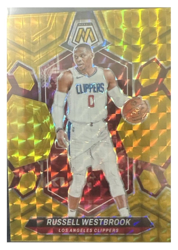 2023-24 Panini Mosaic Base Set Russell Westbrook #19 card