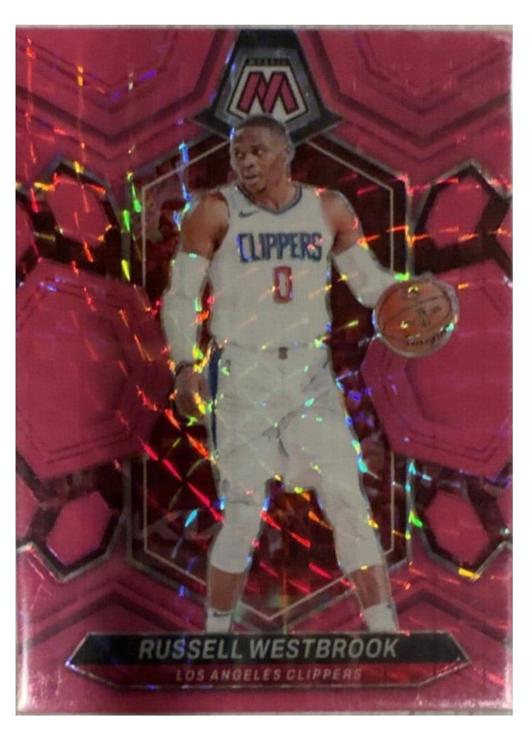 2023-24 Panini Mosaic Base Set Russell Westbrook #19 card