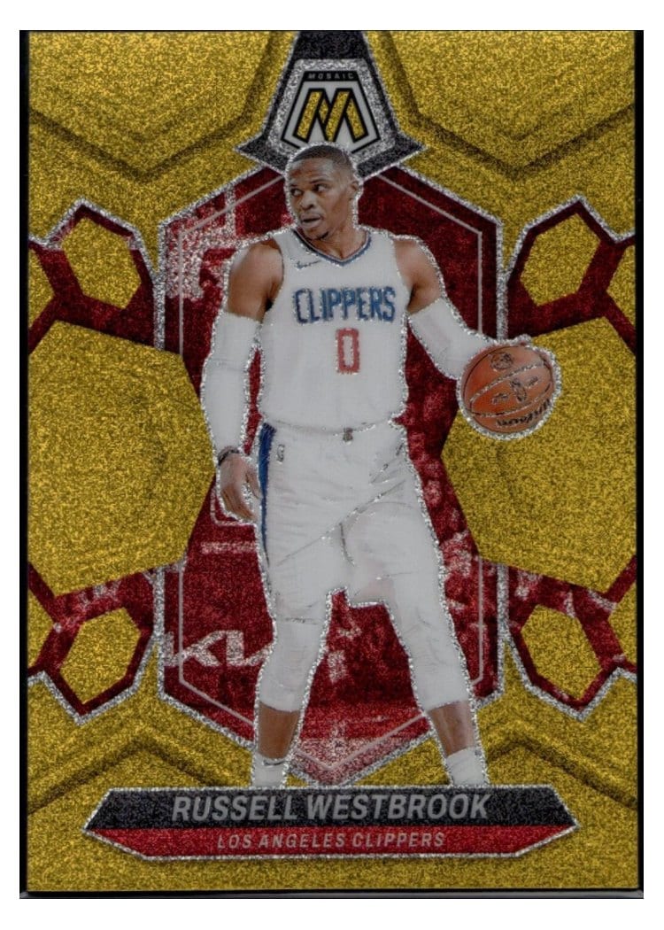 2023-24 Panini Mosaic Base Set Russell Westbrook #19 card