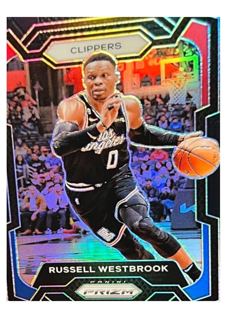 2023-24 Panini Prizm Base Set Russell Westbrook #39 card