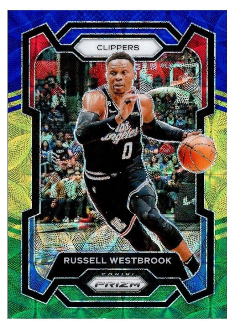 2023-24 Panini Prizm Base Set Russell Westbrook #39 card