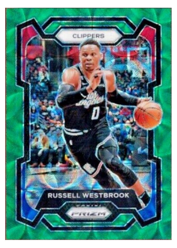 2023-24 Panini Prizm Base Set Russell Westbrook #39 card