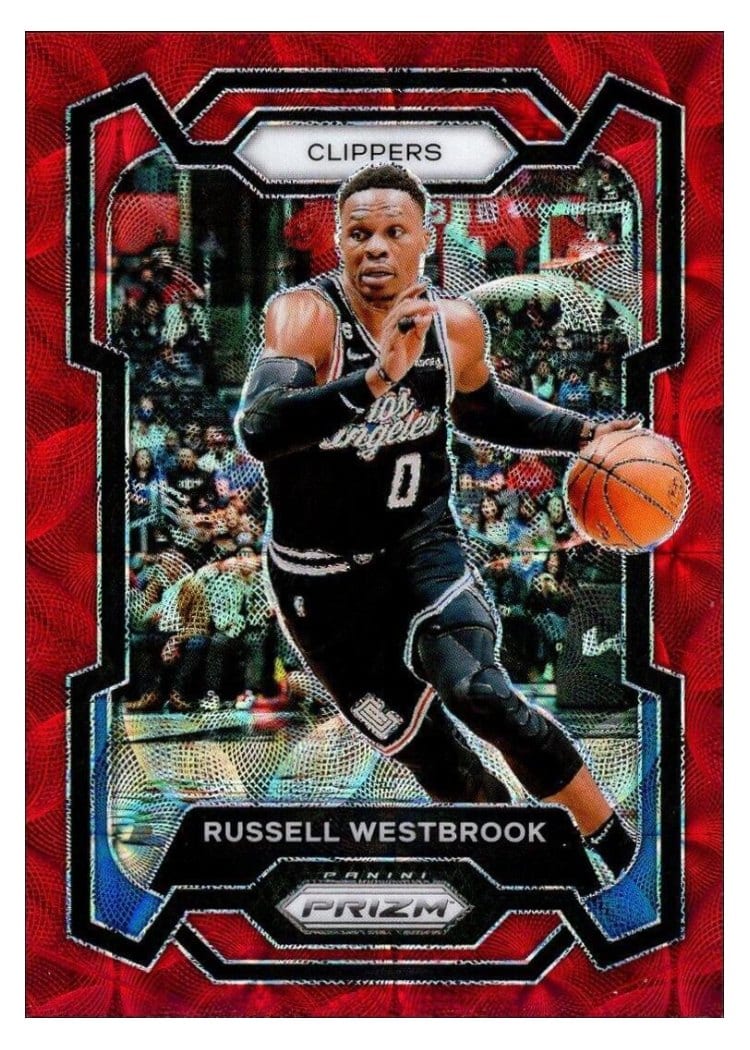2023-24 Panini Prizm Base Set Russell Westbrook #39 card