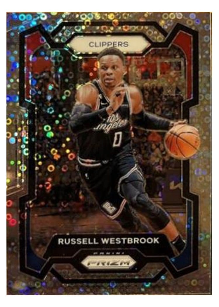 2023-24 Panini Prizm Base Set Russell Westbrook #39 card