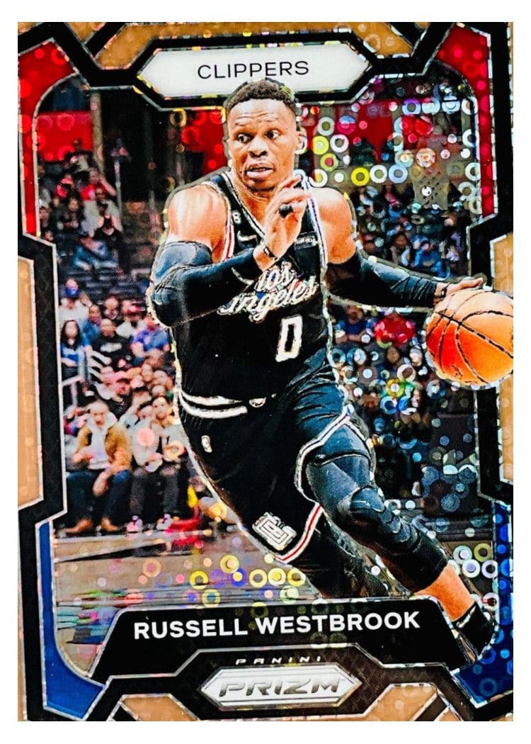 2023-24 Panini Prizm Base Set Russell Westbrook #39 card