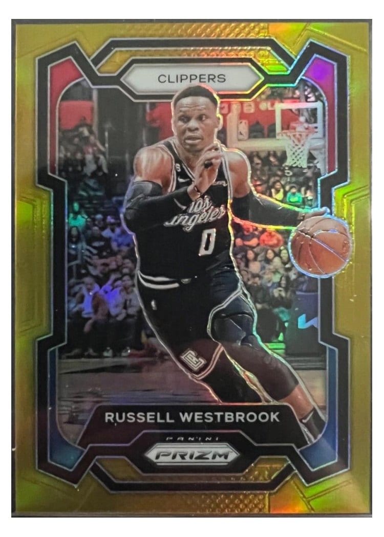 2023-24 Panini Prizm Base Set Russell Westbrook #39 card