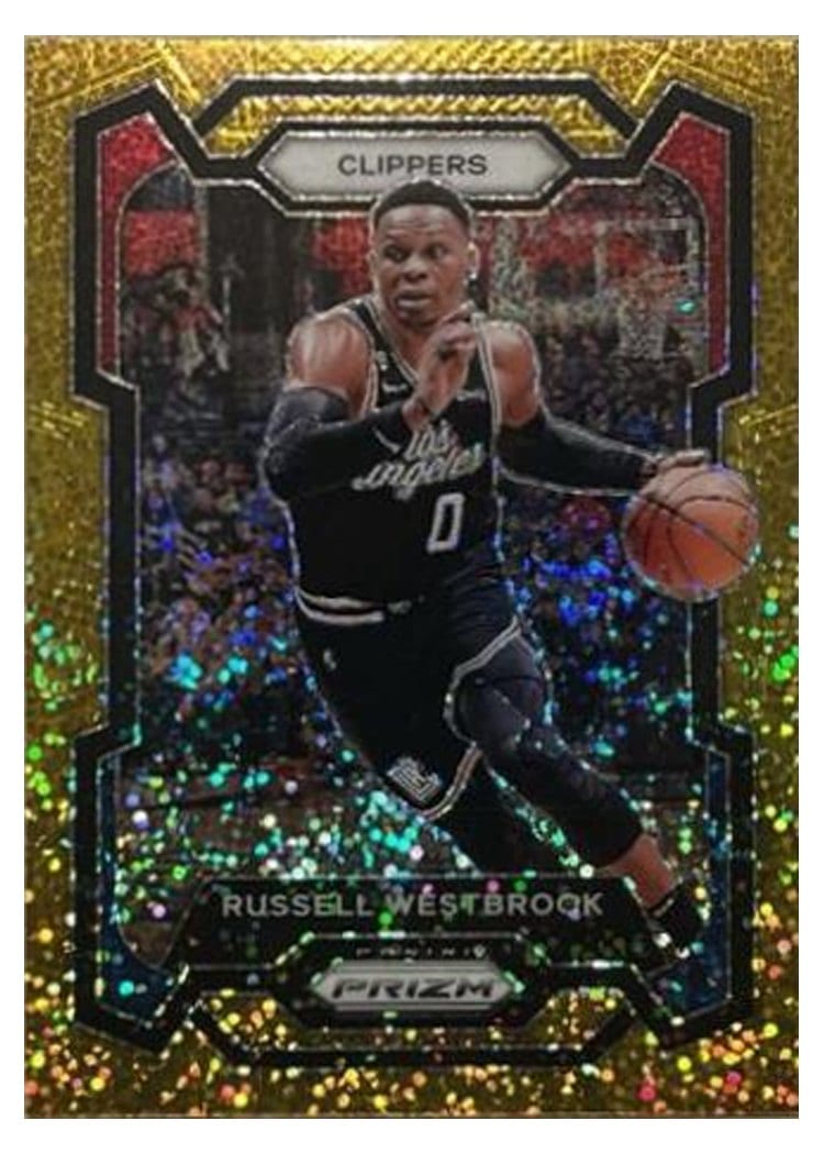 2023-24 Panini Prizm Base Set Russell Westbrook #39 card