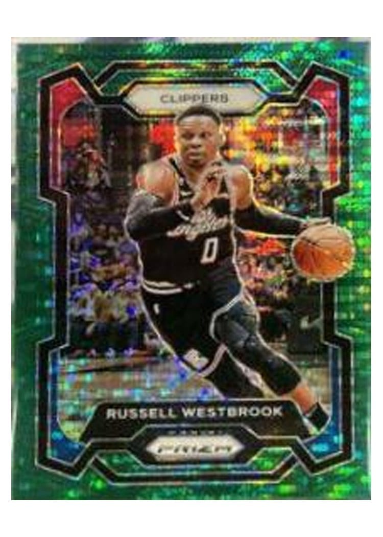 2023-24 Panini Prizm Base Set Russell Westbrook #39 card