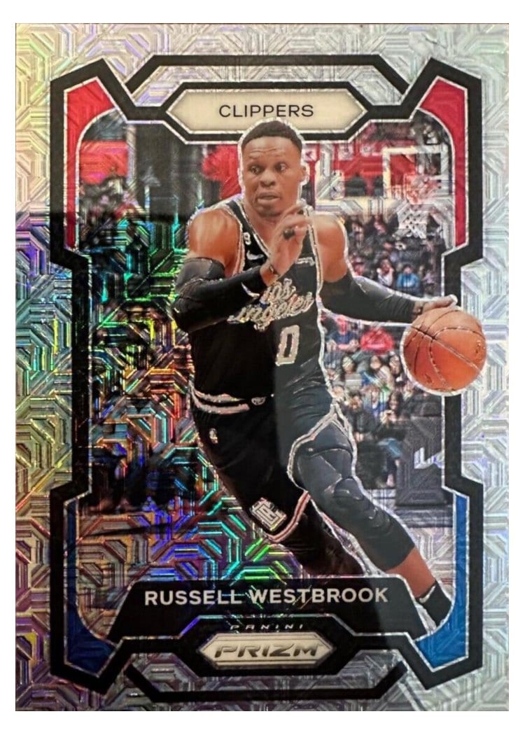 2023-24 Panini Prizm Base Set Russell Westbrook #39 card