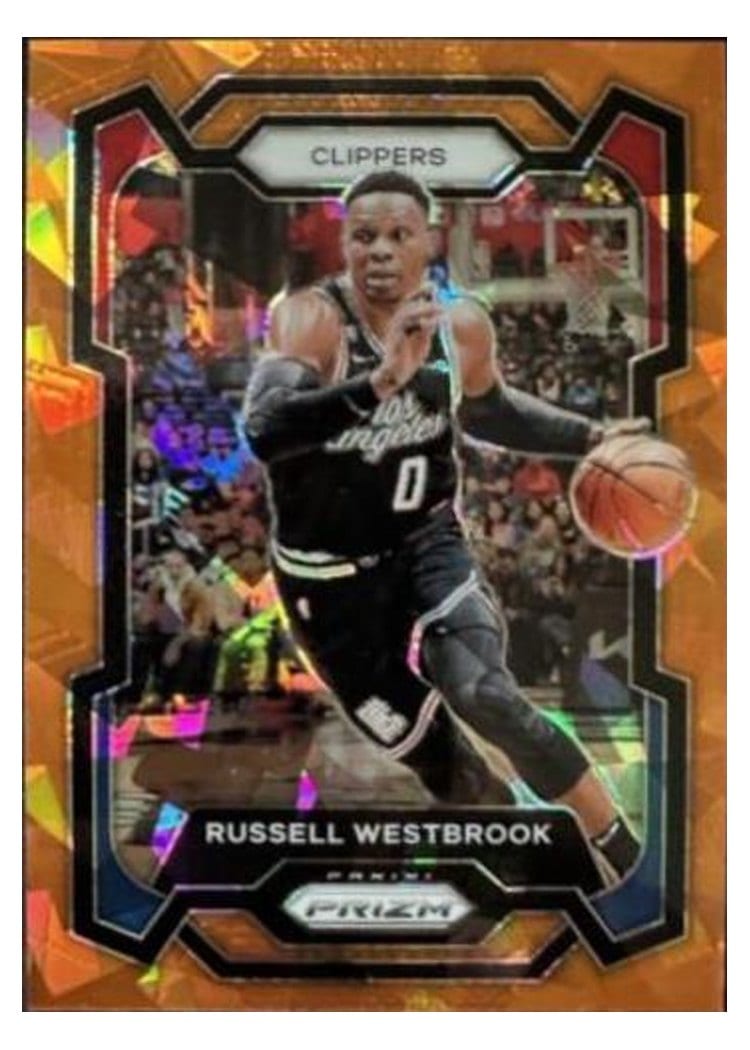 2023-24 Panini Prizm Base Set Russell Westbrook #39 card