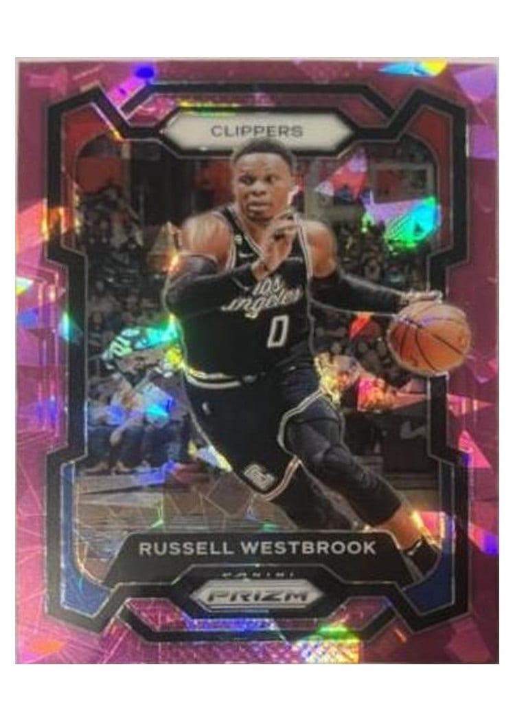 2023-24 Panini Prizm Base Set Russell Westbrook #39 card
