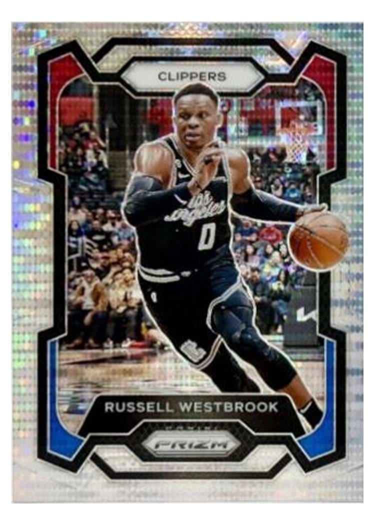 2023-24 Panini Prizm Base Set Russell Westbrook #39 card