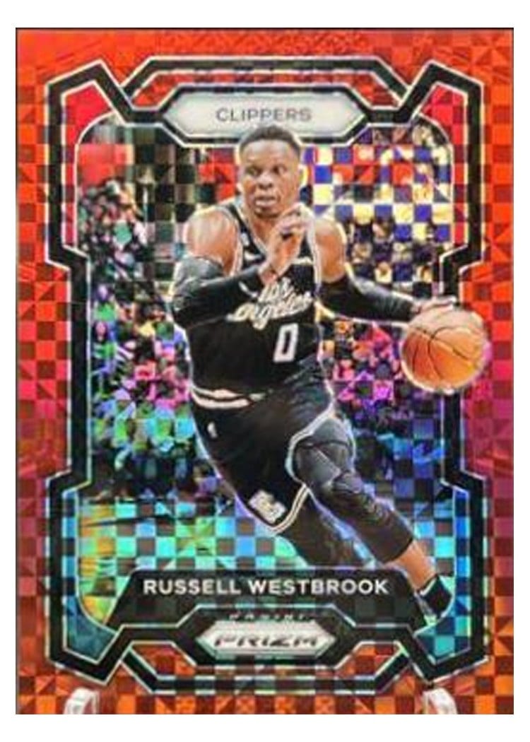 2023-24 Panini Prizm Base Set Russell Westbrook #39 card