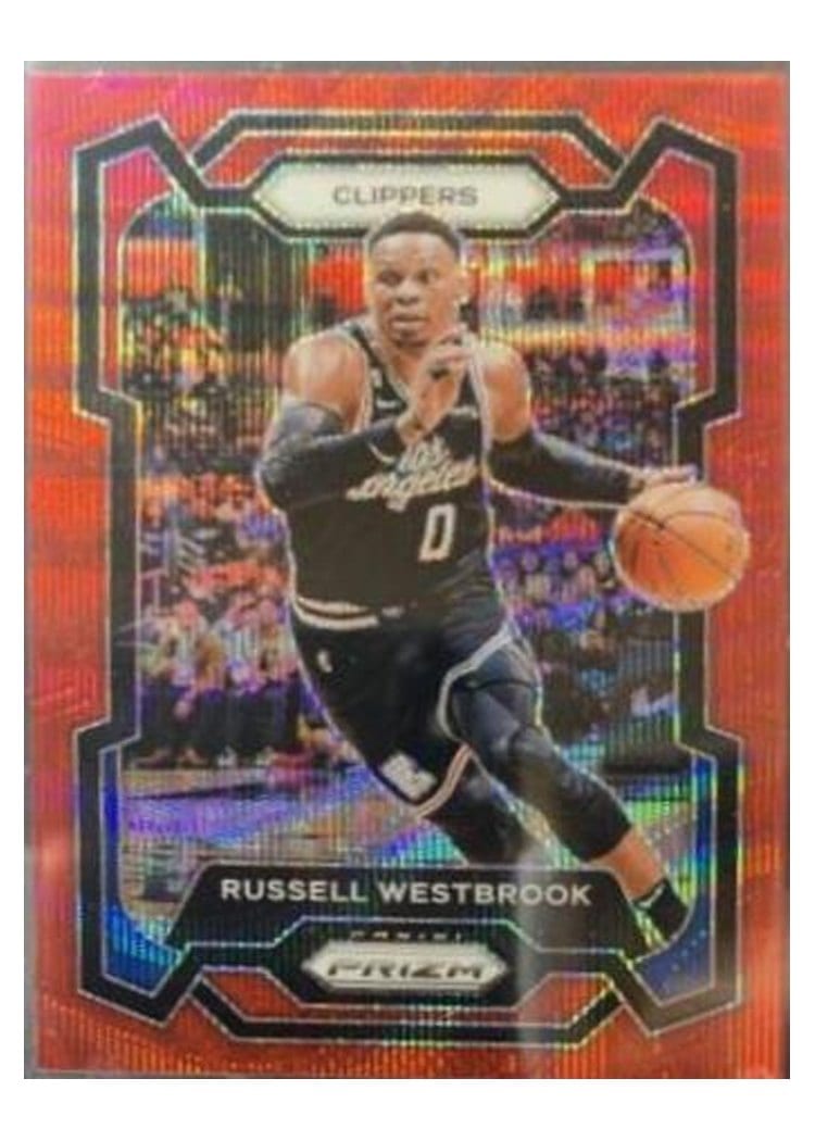 2023-24 Panini Prizm Base Set Russell Westbrook #39 card