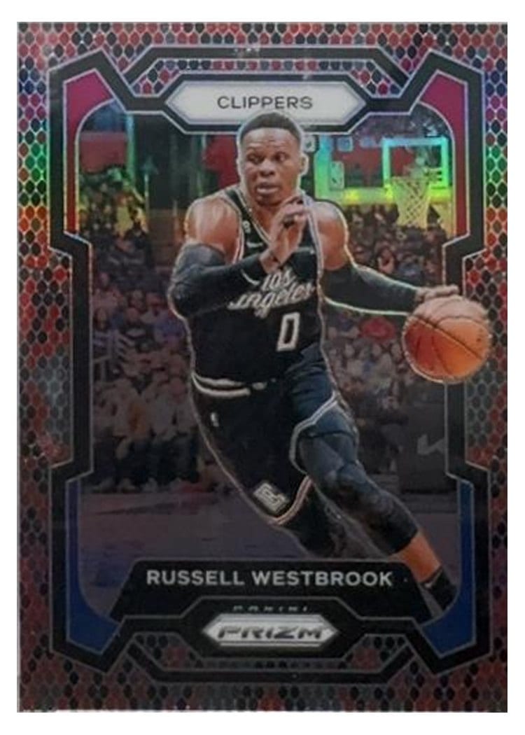 2023-24 Panini Prizm Base Set Russell Westbrook #39 card