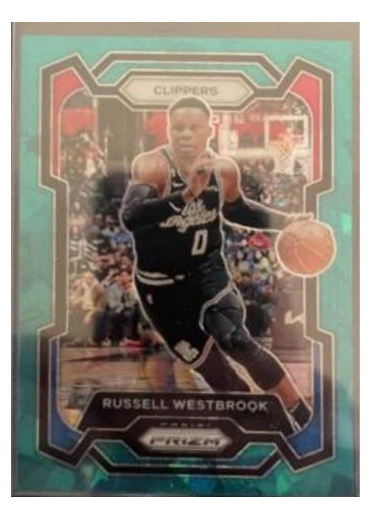 2023-24 Panini Prizm Base Set Russell Westbrook #39 card