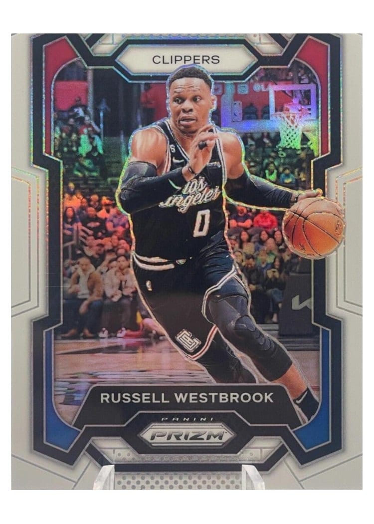 2023-24 Panini Prizm Base Set Russell Westbrook #39 card