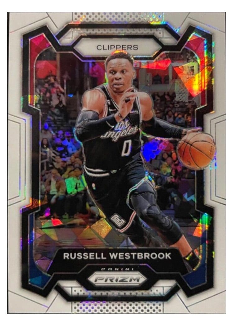 2023-24 Panini Prizm Base Set Russell Westbrook #39 card