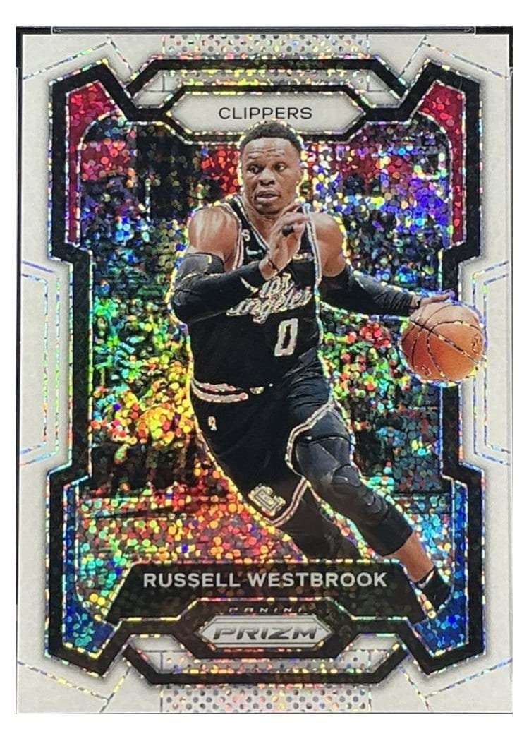 2023-24 Panini Prizm Base Set Russell Westbrook #39 card