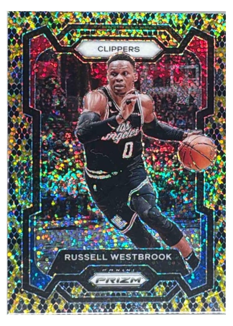 2023-24 Panini Prizm Base Set Russell Westbrook #39 card