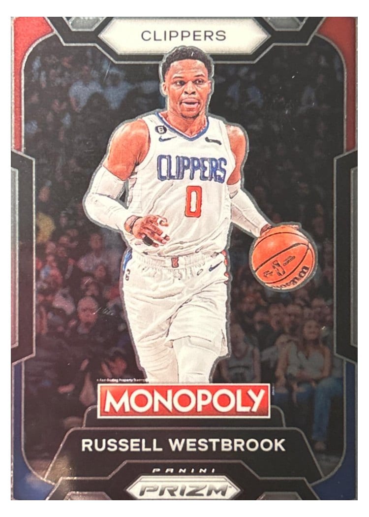 2023-24 Panini Prizm Monopoly Base Set Russell Westbrook #38 card