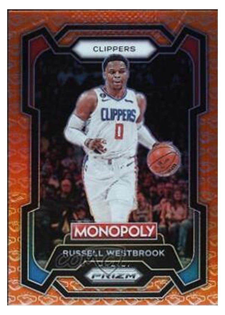 2023-24 Panini Prizm Monopoly Base Set Russell Westbrook #38 card