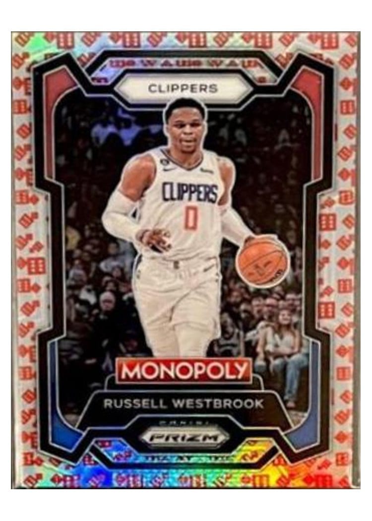 2023-24 Panini Prizm Monopoly Base Set Russell Westbrook #38 card