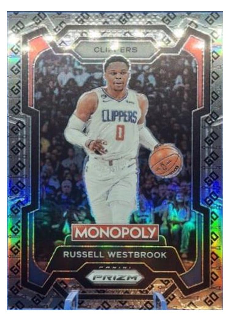 2023-24 Panini Prizm Monopoly Base Set Russell Westbrook #38 card