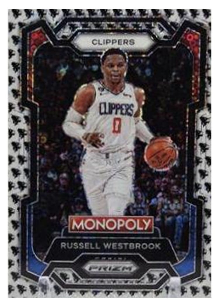 2023-24 Panini Prizm Monopoly Base Set Russell Westbrook #38 card