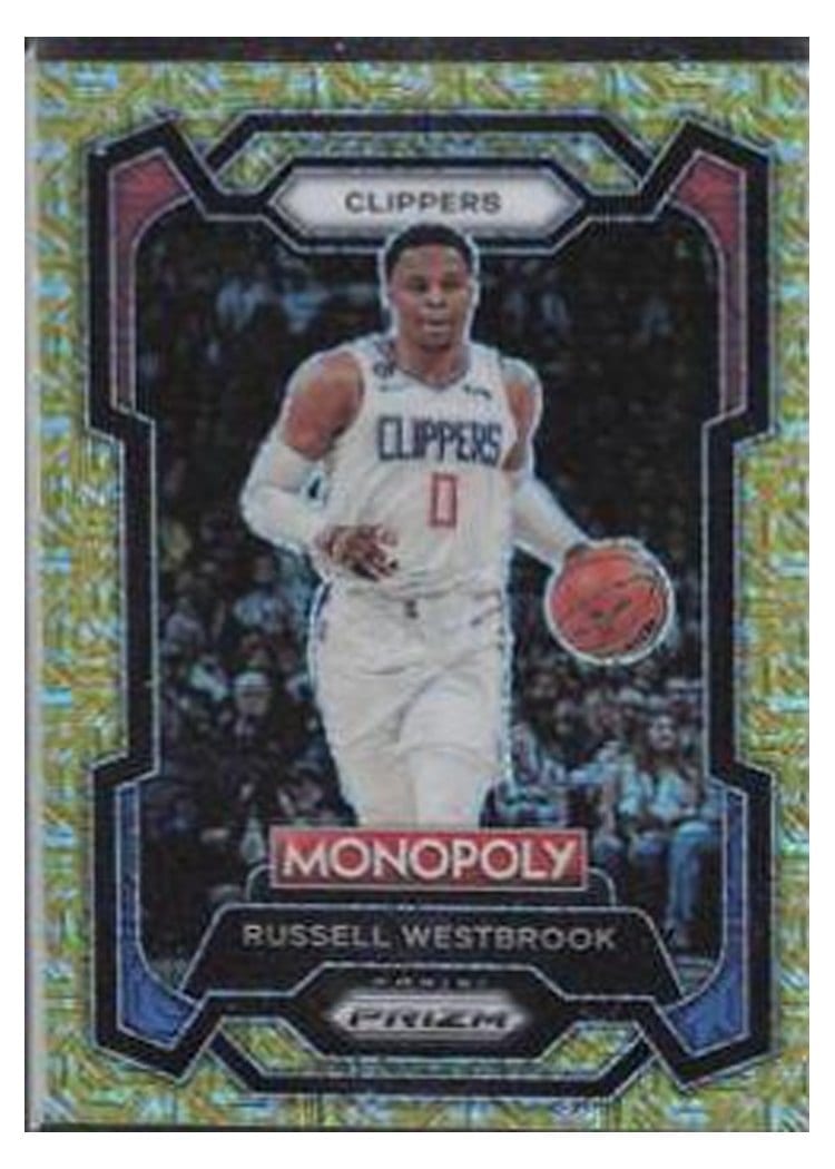 2023-24 Panini Prizm Monopoly Base Set Russell Westbrook #38 card