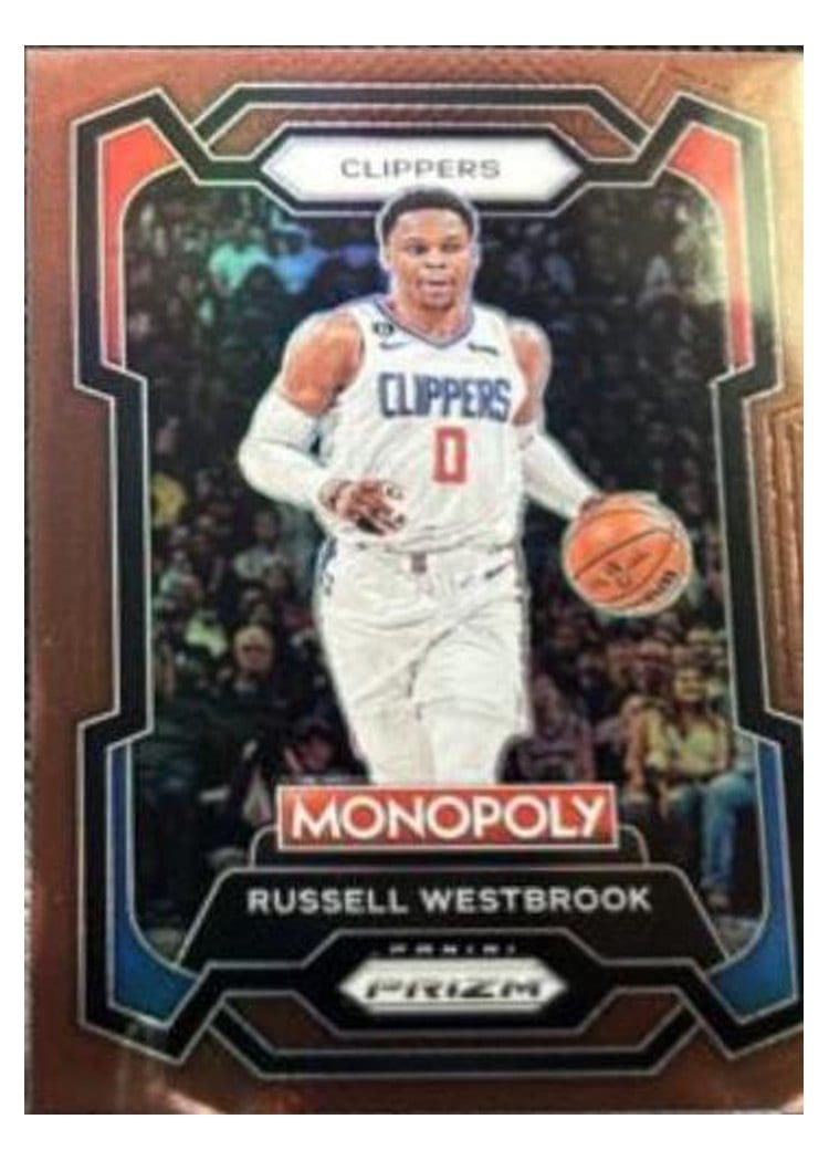 2023-24 Panini Prizm Monopoly Base Set Russell Westbrook #38 card