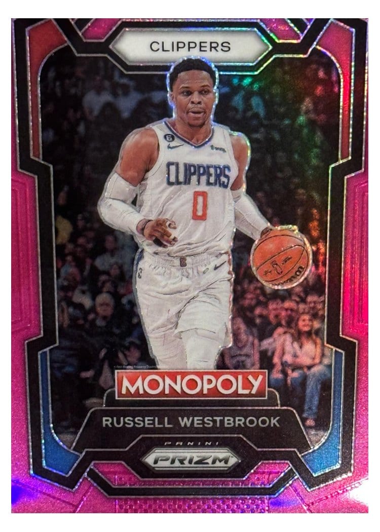 2023-24 Panini Prizm Monopoly Base Set Russell Westbrook #38 card