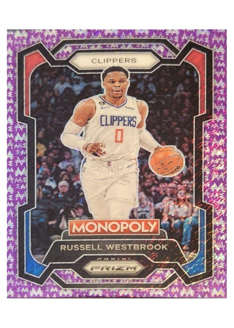 2023-24 Panini Prizm Monopoly Base Set Russell Westbrook #38 card