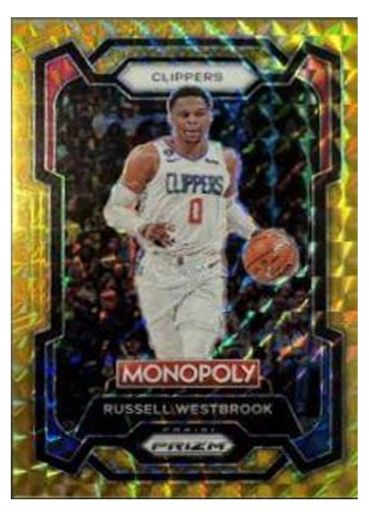 2023-24 Panini Prizm Monopoly Base Set Russell Westbrook #38 card