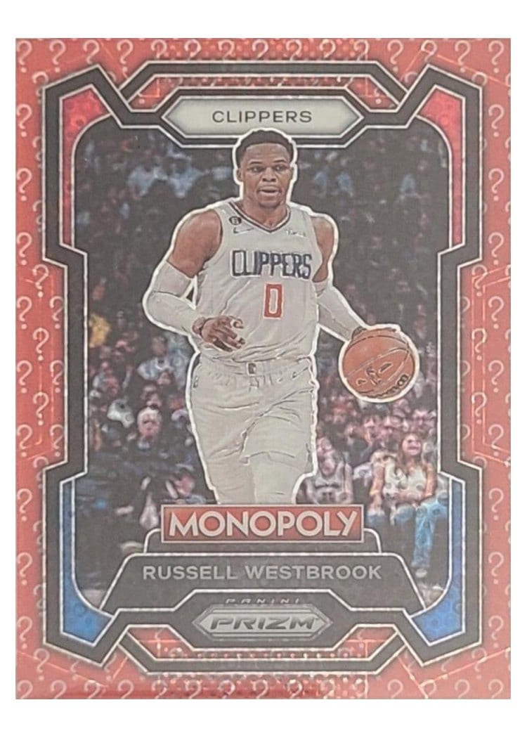 2023-24 Panini Prizm Monopoly Base Set Russell Westbrook #38 card