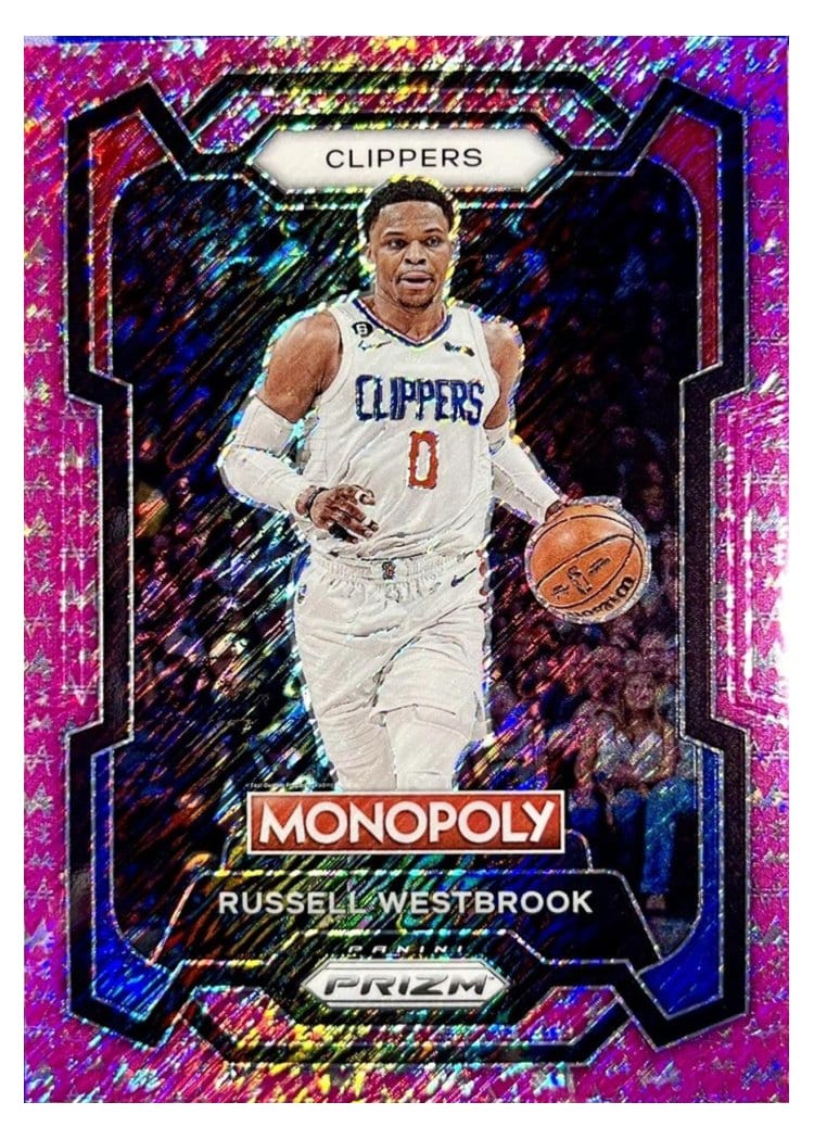 2023-24 Panini Prizm Monopoly Base Set Russell Westbrook #38 card